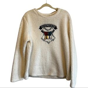 Harry Potter Faux Fur long sleeve Sleepwear with Hogwarts Monogram  XL
